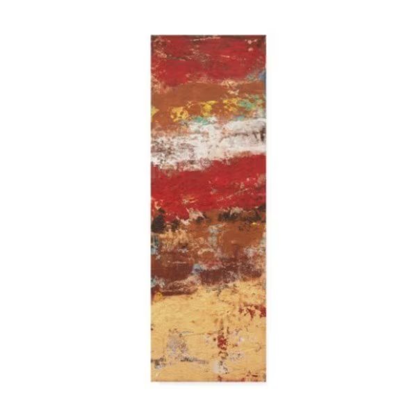 Hilary Winfield 'Modern Industrial Red Yellow' Canvas Art, 10x32, Trademark Fine Art, Mfr#: ALI23101-C1032GG